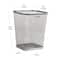Mind Reader 2 Piece Square Metal Mesh Waste Basket Set